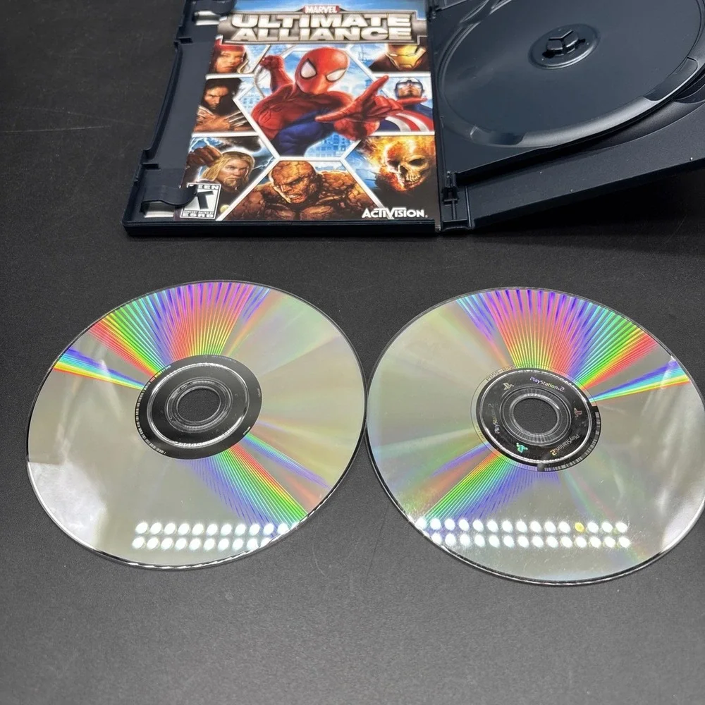Marvel Ultimate Alliance Special Ed PS2 Games GH + Bonus Disc - Complete CIB